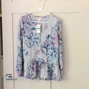 Style & Co. Artful Femme Top size PL